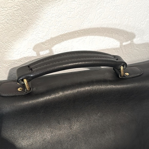 COPY - Vintage COACH 5180 Metropolitan Black Leather Brief Bag - Picture 6 of 16